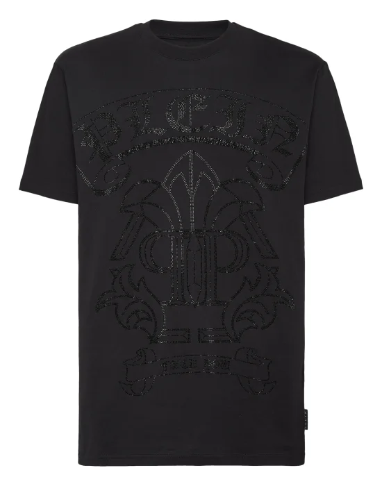 T-shirt Round Neck SS Gothic Banner