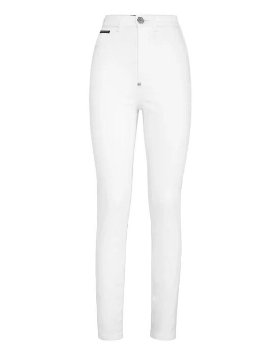 Super High Waist Denim Jeggings