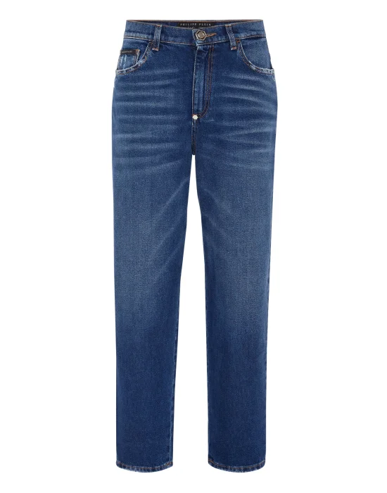 Denim Trousers Mom Fit