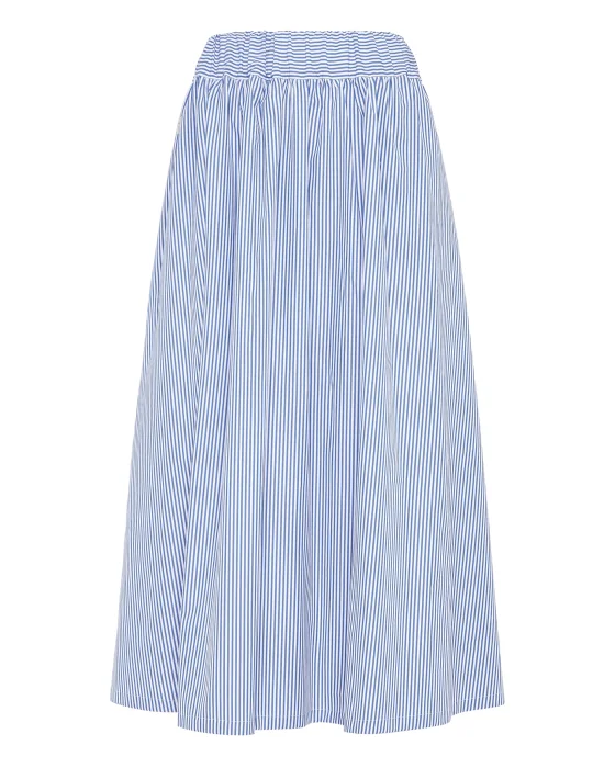 Striped Midi Skirt