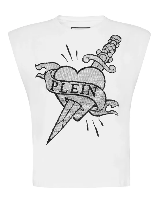 Shoulder Pads Tank Top Love