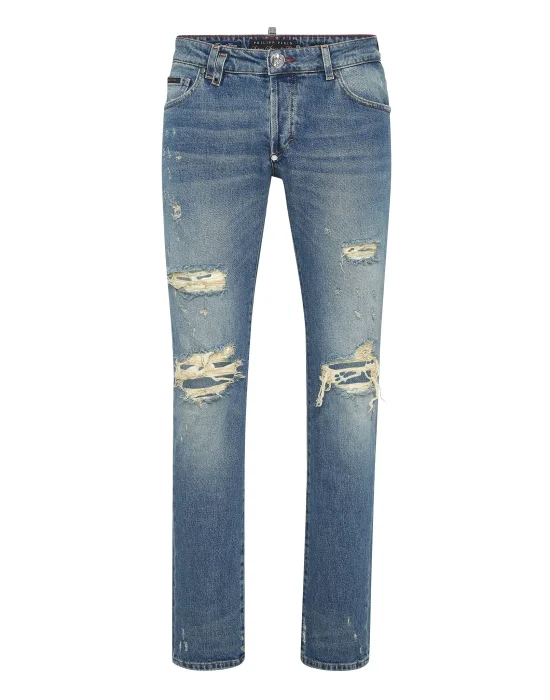 Denim Trousers Super Straight Cut Fit