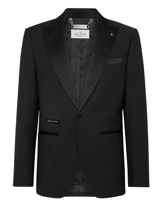 Wool Blazer Lord fit with Crystals Gothic Plein