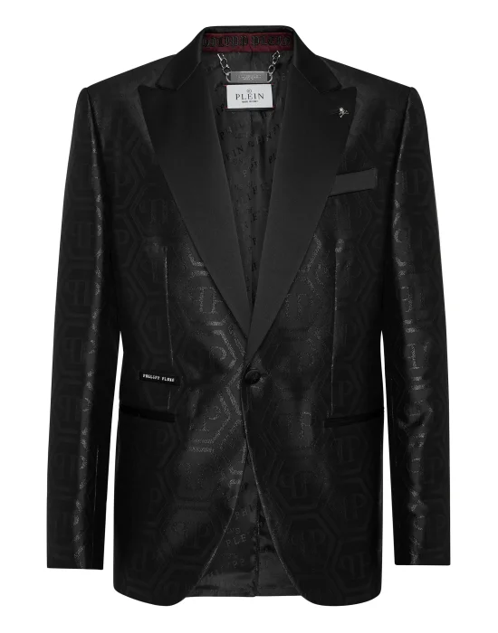 Jacquard Lurex Blazer Lord Fit Monogram