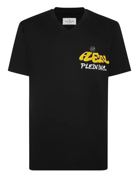T-shirt V Neck SS Bombing Graffiti