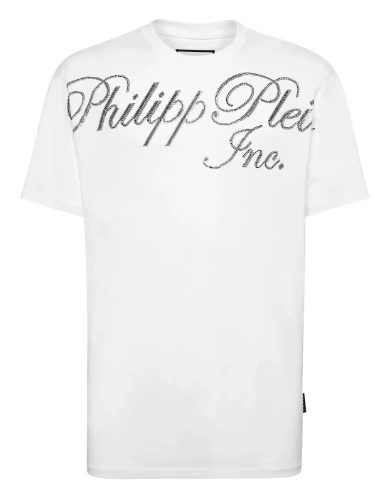 T-shirt Round  Neck SS with crystals Philipp Plein TM