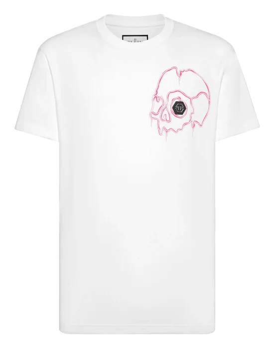 T-shirt Round Neck SS Dripping Skull