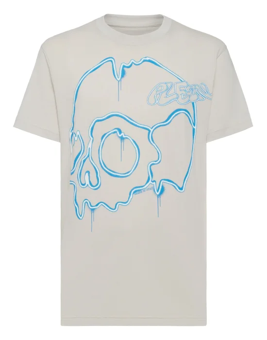 T-shirt Round Neck SS Dripping Skull