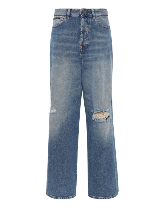 Denim Super Street Fit Trousers