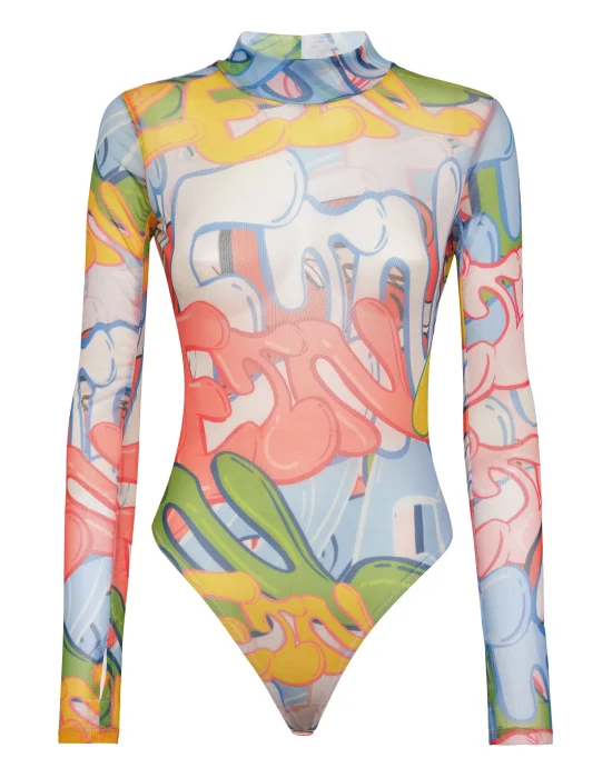 Tulle Body LS Bombing Graffiti