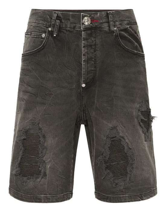 Denim Shorts Formentera Distressed