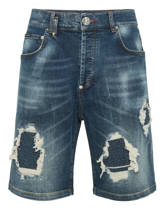 Denim Shorts Formentera Distressed