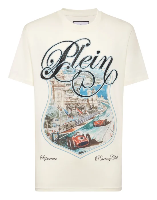 T-shirt Round Neck SS Racing Car Stones