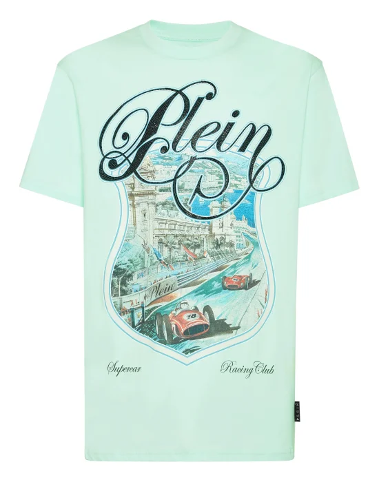 T-shirt Round Neck SS Racing Car Stones