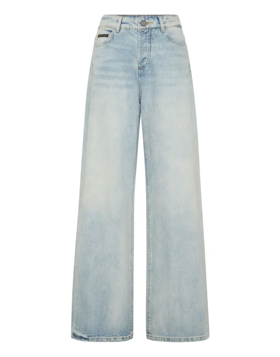 Denim Trousers Skater Fit Logo
