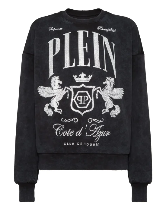 Sweatshirt LS Strass Crystal