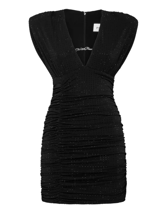 Jersey Mini Dress Strass Signature