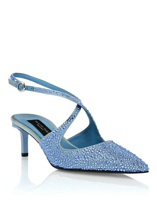 Slingback Shoes Strass