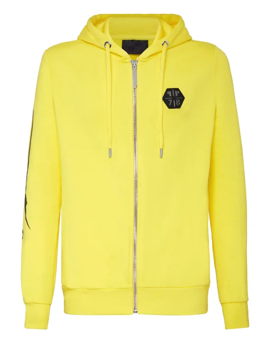 Hoodie Sweatjacket Allover skull