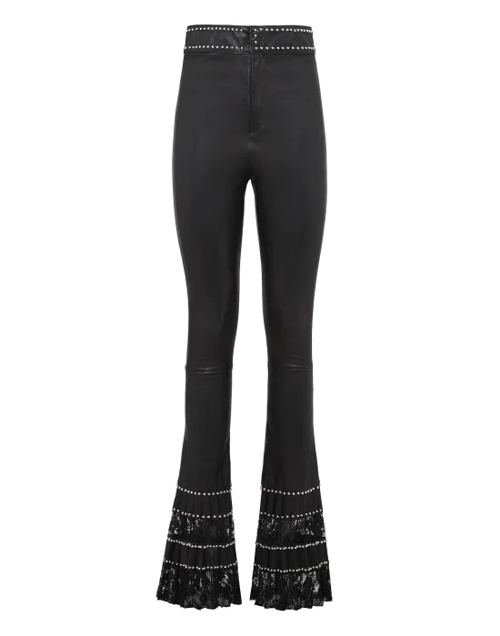 Leather Flares Lace