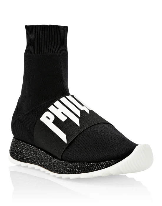 Hi-Top Sneakers Crystal