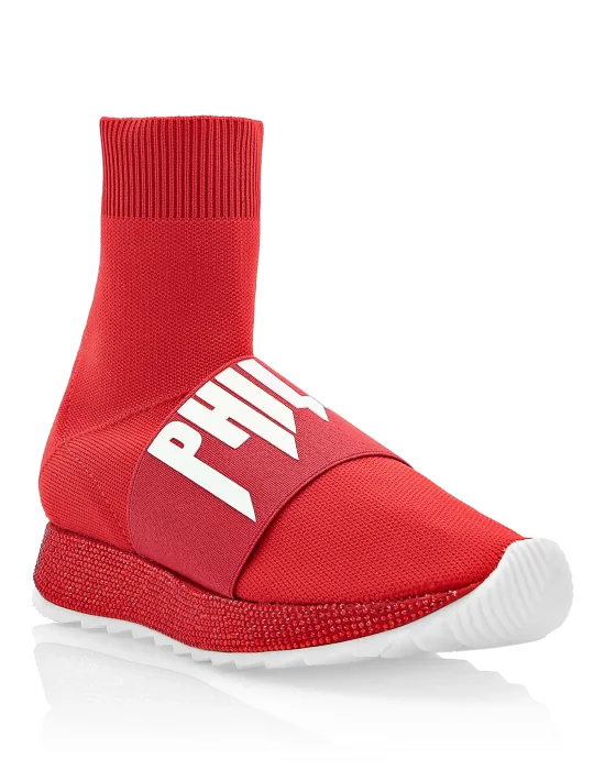 Hi-Top Sneakers Crystal