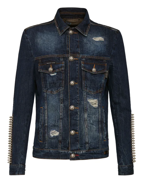 Denim Jacket Destroyed