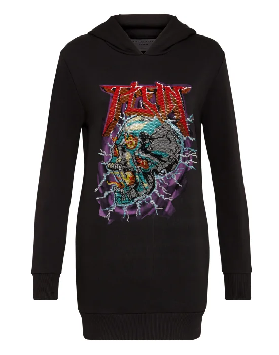 Hoodie sweatshirt Dress Rock PP