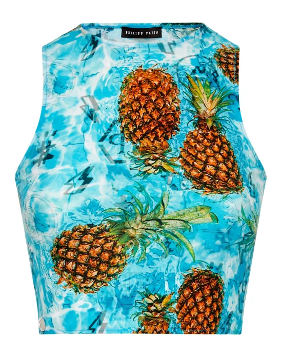 Crop Top Pineapple Skies