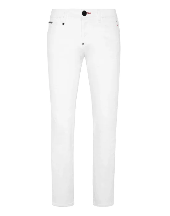 Denim Trousers Straight Cut Supreme Iconic Plein