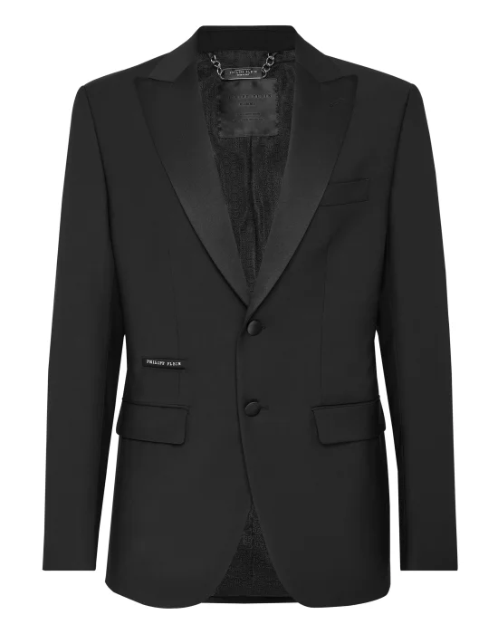 Wool Blazer Gigolò fit Skull strass with Crystals