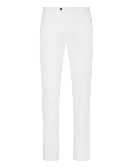 Cotton Long Trousers Chinos fit Iconic Plein