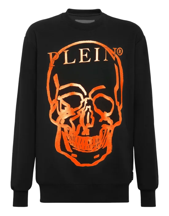Sweatshirt LS Skull and Plein