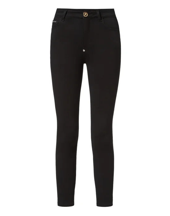 Denim Skinny Trouser  Skull
