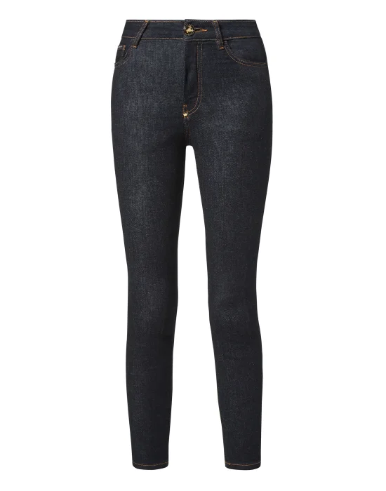 Denim Skinny Trouser  Skull