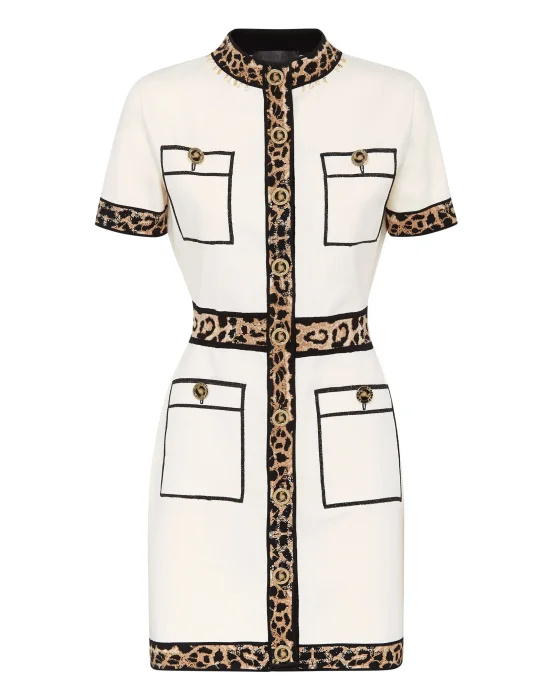 Knit Dress Leopard