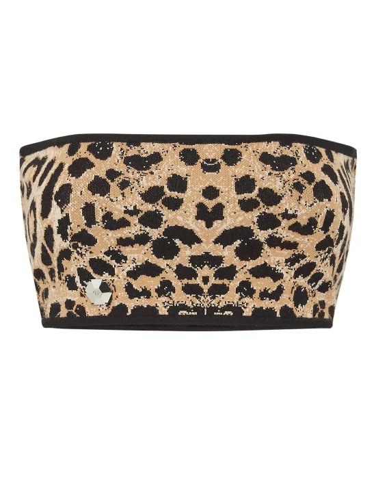 Knit Top Leopard