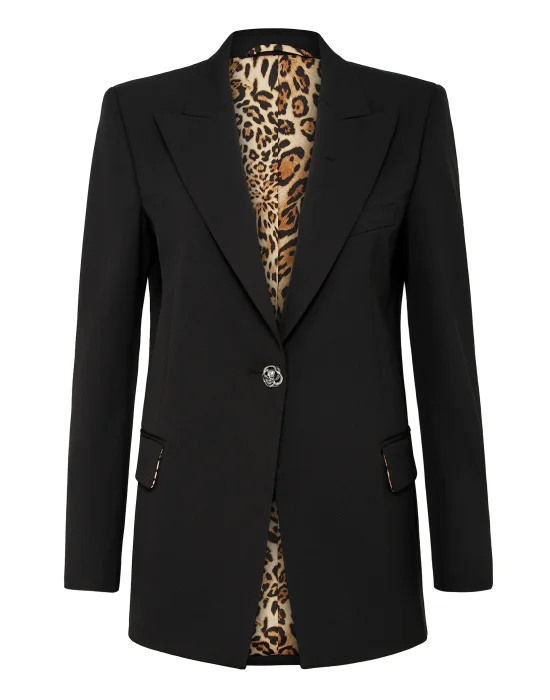 Cady Blazer Crystal Skull with Crystals