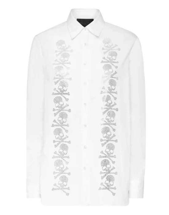 Shirt Crystal Skull with Crystals