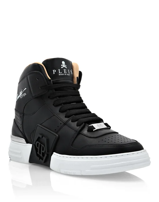 HI-TOP SNEAKERS NOTORIOUS KICK$ LEATHER HEXAGON