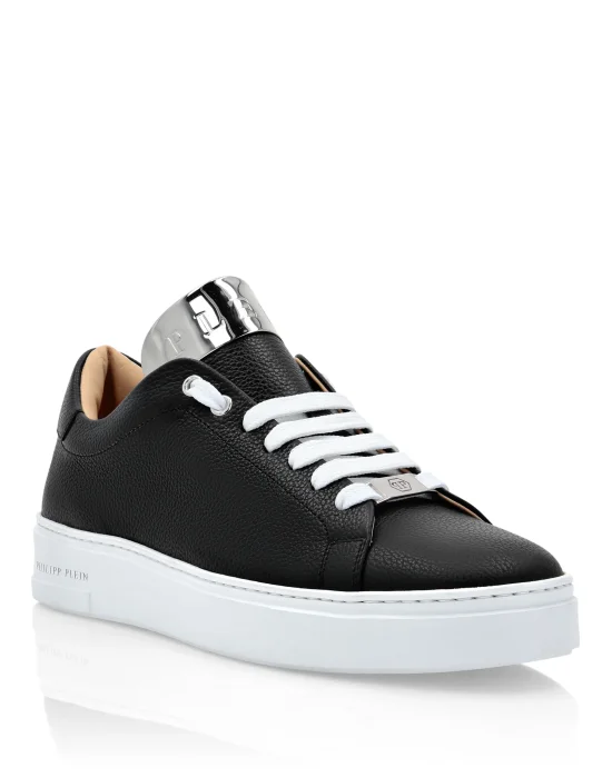 LO-TOP SNEAKERS SILVER $URFER DEER PRINT