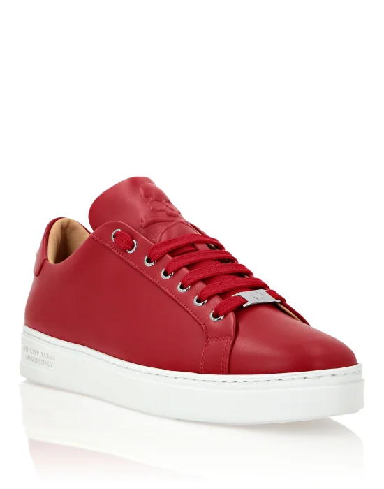 Leather Lo-Top Sneakers Philipp Plein TM