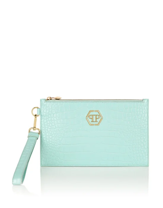 Croco Embossed  Minaudiere