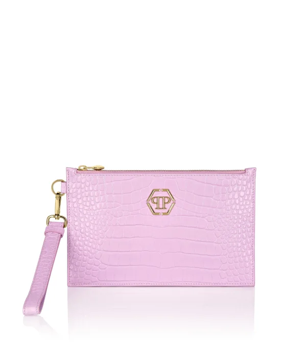 Croco Embossed  Minaudiere