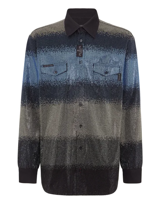 Denim Shirt Crystal