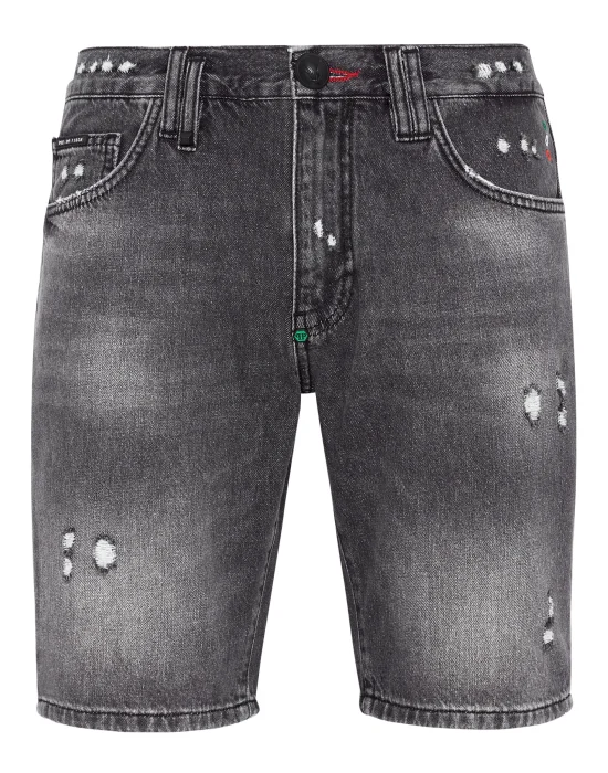 Denim Shorts Mykonos  Fit Destroyed