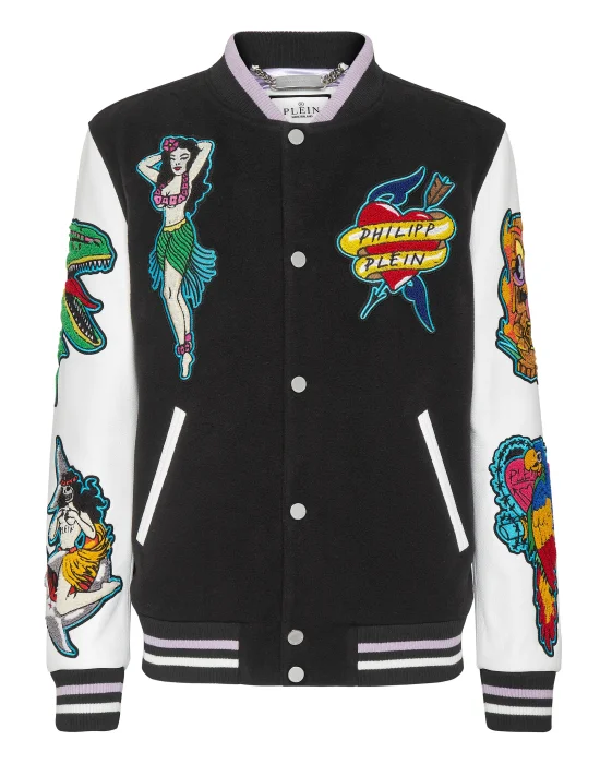 Leather College Bomber Hawaii
