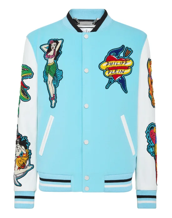 Leather College Bomber Hawaii