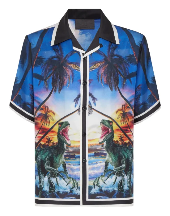 Silk Bowling Shirt SS Hawaii