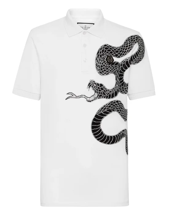 Slim Fit Polo shirt SS Snake